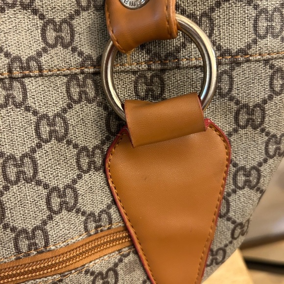 Elegant Brown and Tan Tote Bag - Picture 14 of 14